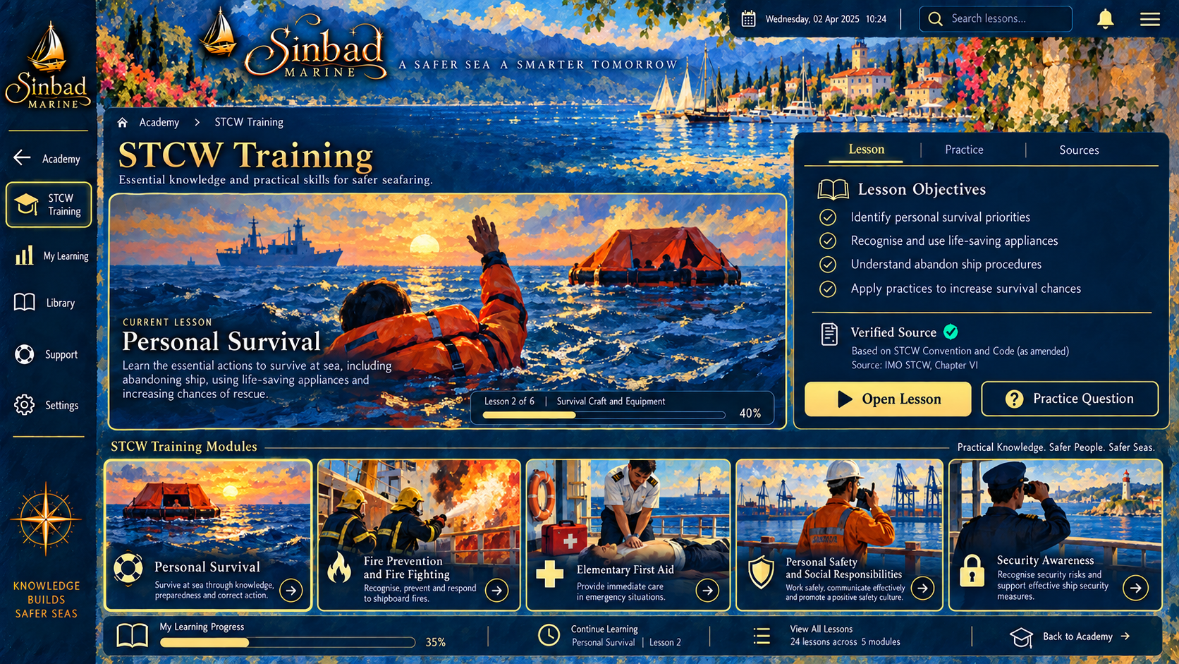 STCW practical training