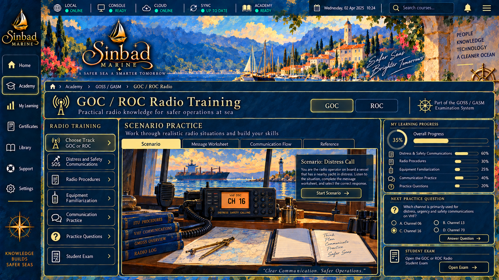 GOC and ROC radio training